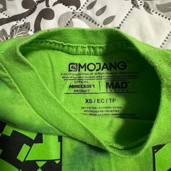 Two Minecraft short sleeved tees size 6 - Picture 3 of 3
